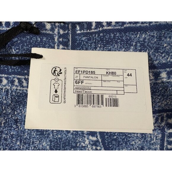 Balmain  Trompe L'oeil Denim Leggings size 44 US 12 NWT $1850 Made in France - Picture 5 of 13